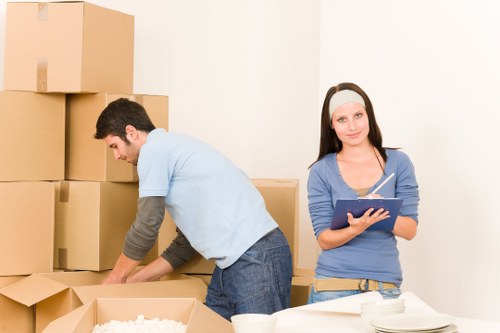 Careful loading of furniture for small removals in Cannhall